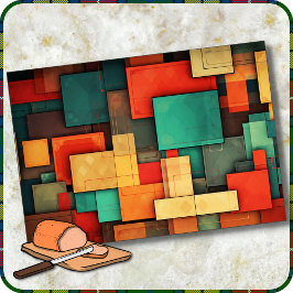 CUTTING BOARD - Color-block in Many Colors Schneidebrett