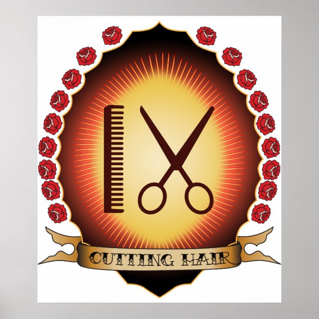 Cutting Hair Mandorla Poster (Vorne)
