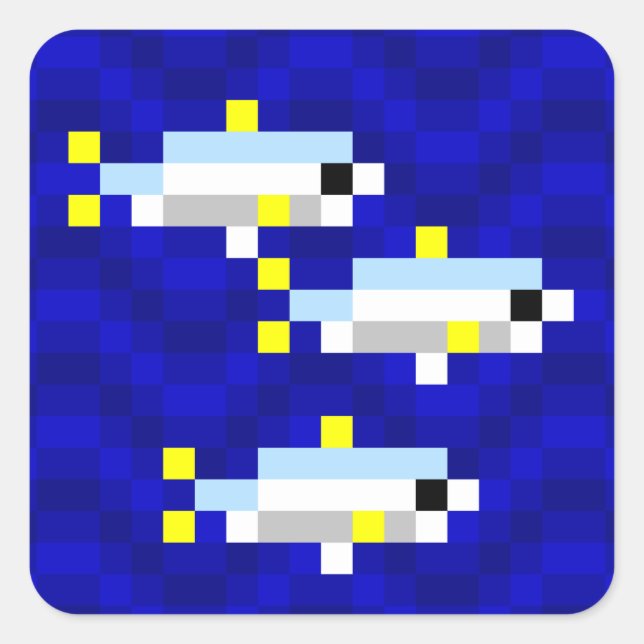 Cuttle Scuttle School Sardines Aufkleber (Vorderseite)