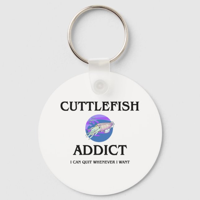 Cuttlefish Addict Schlüsselanhänger (Vorderseite)
