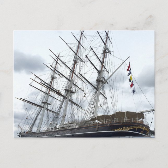 Cutty Sark Clipper Postkarte (Vorderseite)