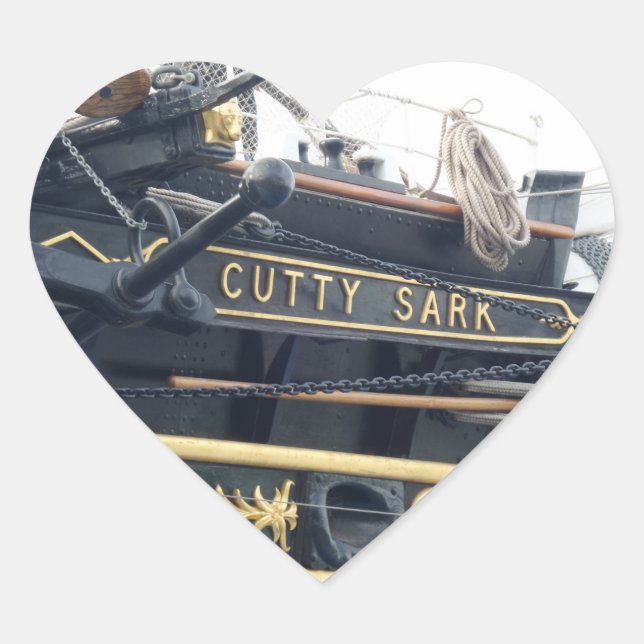 Cutty Sark Heart Sticker (Vorderseite)