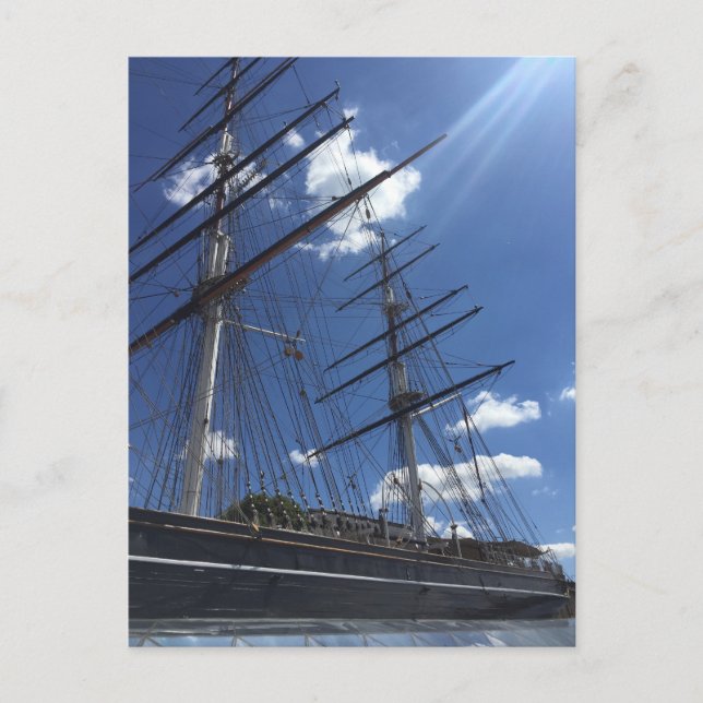 Cutty Sark London UK Boat Foto Postcard Postkarte (Vorderseite)