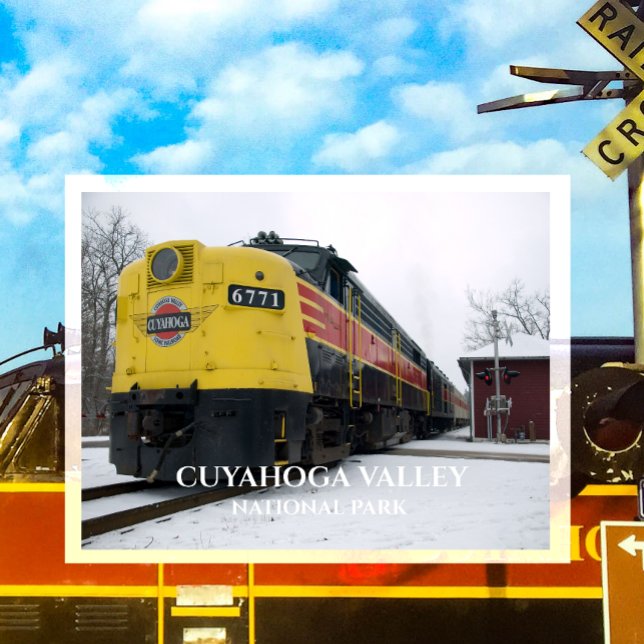 Cuyahoga Tal Landschaftlich Bahnstrecke Halbinsel  Postkarte (Von Creator hochgeladen)