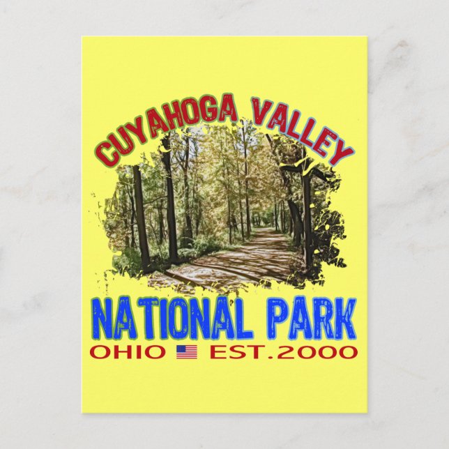 Cuyahoga Valley National Park, Ohio Postkarte (Vorderseite)