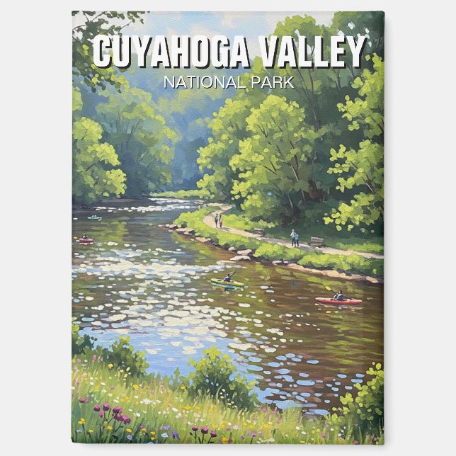 Cuyahoga Valley National Park Ohio Travel Magnet (Vorderseite)