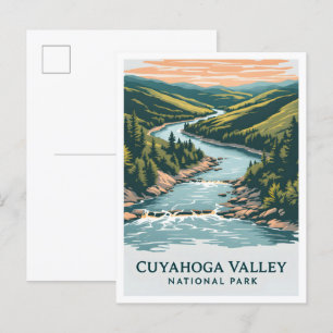 Cuyahoga Valley National Park Ohio USA Travel Postkarte