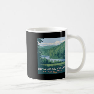 Cuyahoga Valley National Park Vintage Camping Männ Kaffeetasse