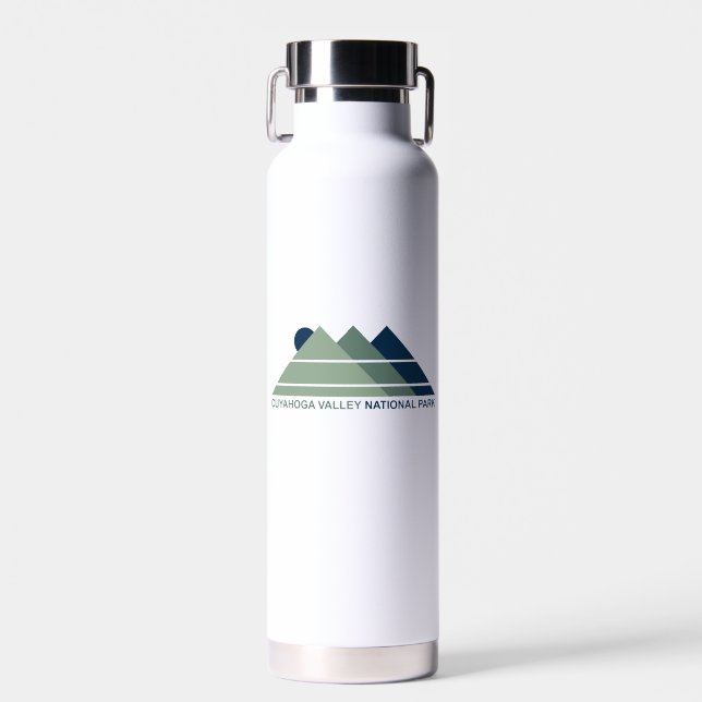Cuyahoga Valley Nationalpark Bergsee-Zauber Trinkflasche (Vorne)