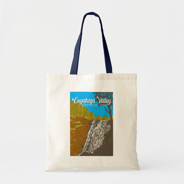 Cuyahoga Valley Nationalpark Illustration Travel Tragetasche (Vorne)