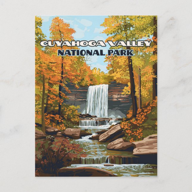 Cuyahoga Valley Nationalpark Ohio Cleveland Postkarte (Vorderseite)