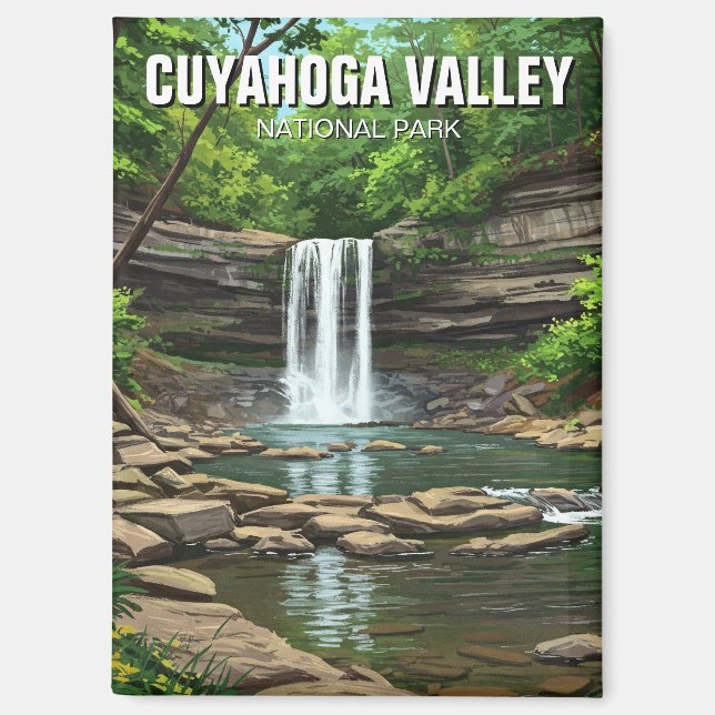 Cuyahoga Valley Nationalpark Ohio Magnet (Vorderseite)