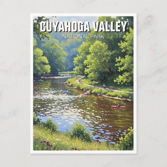 Cuyahoga Valley Nationalpark Ohio Postkarte (Vorderseite)