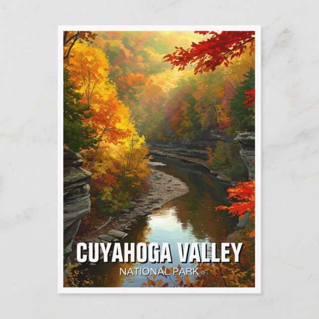 Cuyahoga Valley Nationalpark Ohio Postkarte (Vorderseite)