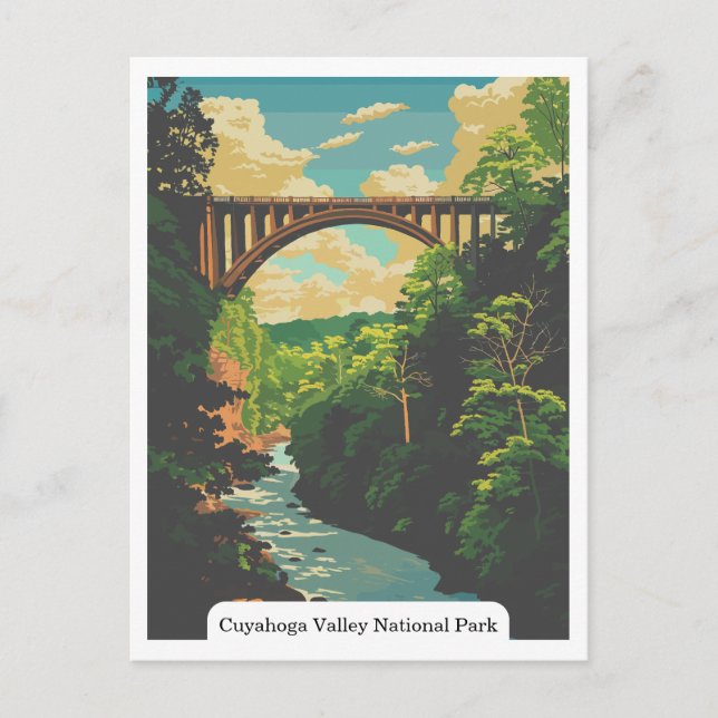 Cuyahoga Valley Nationalpark Ohio USA Postkarte (Vorderseite)