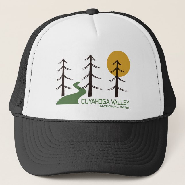 Cuyahoga Valley Nationalparkroute Truckerkappe (Vorderseite)