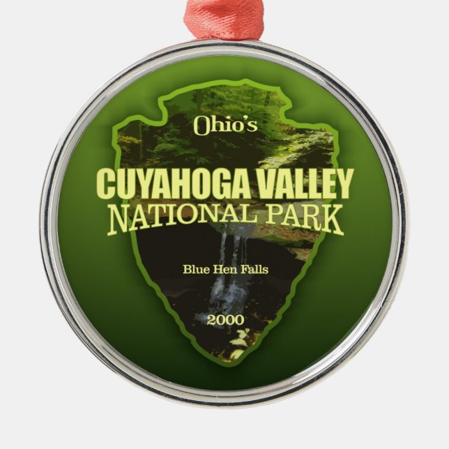 Cuyahoga Valley NP (Arrowhead) Ornament Aus Metall (Vorne)