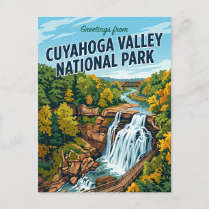 Cuyahoga-Vally-Nationalpark USA Postkarte