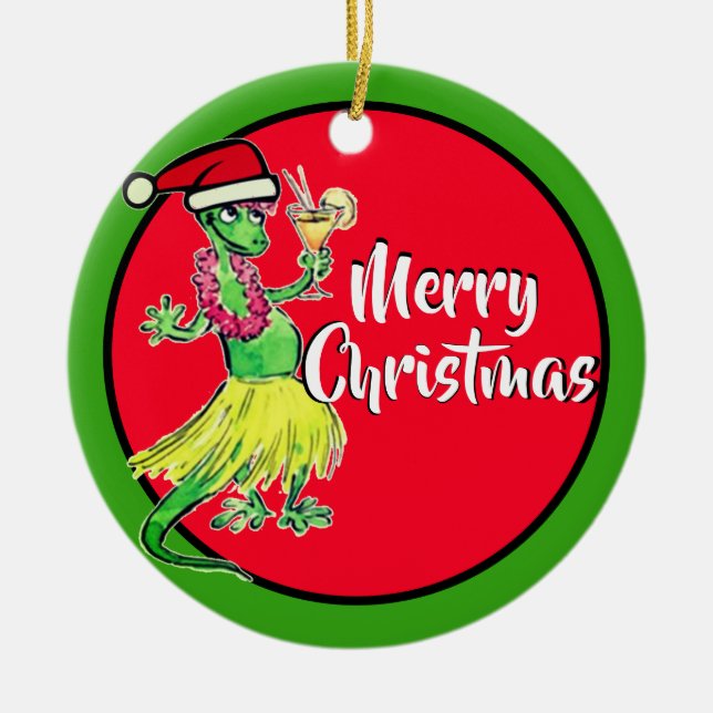 Cuz u. Queenie Keramik Ornament (Vorne)