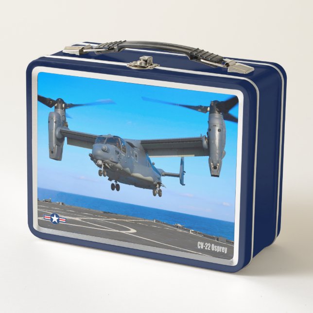 CV-22 OSPREY METALL BROTDOSE (Vorderseite)