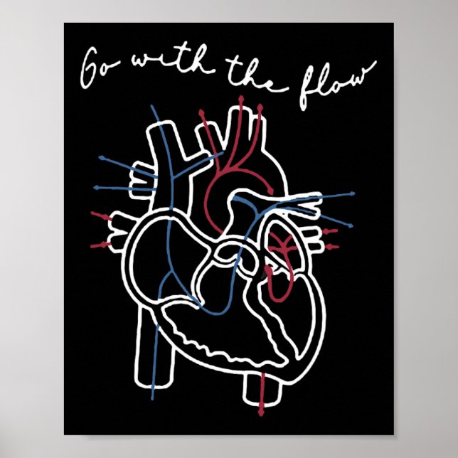 Cvicu Herzerkrankungen Anatomie Kardiologie Mensch Poster (Vorne)
