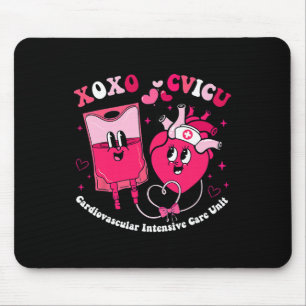 Cvicu Valentinstag Herz-Kreislauf-Intensivstation Mousepad