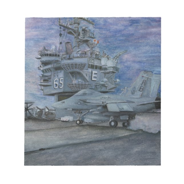 CVN-65 USS ENTERPRISE NOTIZBLOCK (Vorderseite)