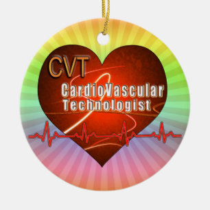 CVT HEART LOGO Kardiovaskulärer Technologe Keramikornament
