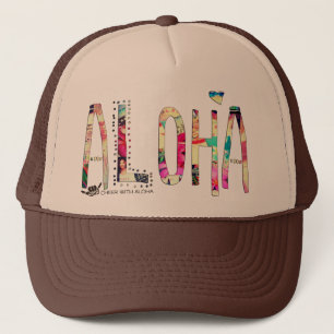 CWA ALOHA COLLAGE Fernlastfahrer Truckerkappe