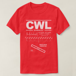 CWL T - Shirt Cardiff Airport