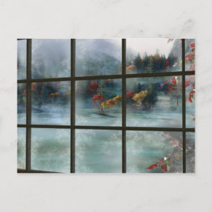 Cwm Autumn Frost Postcard Postkarte