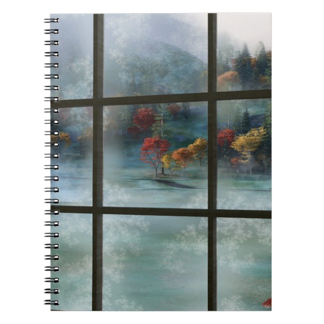 Cwm Herbst Frost Notebook Notizblock (Vorderseite)