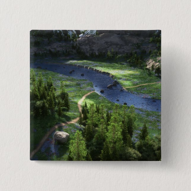 Cwm Solitude Button (Vorderseite)