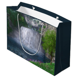 Cwm Waterfall Geschenktasche Große Geschenktüte