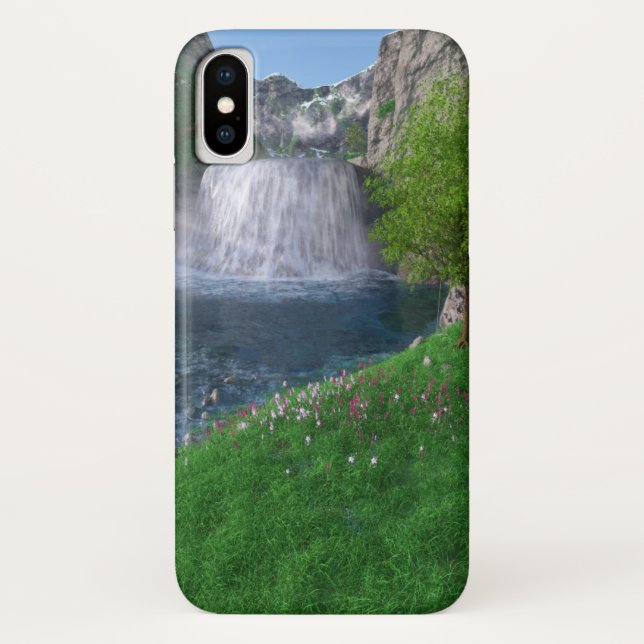 Cwm Waterfall iPhone Case-Mate Hülle (Rückseite)