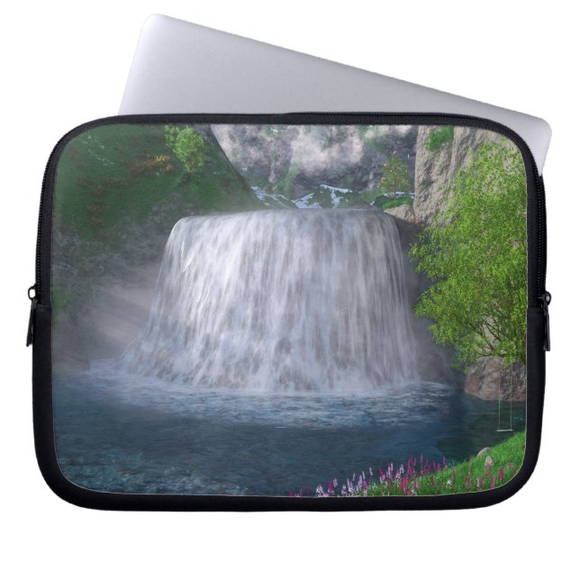 Cwm Waterfall Laptop Sleeve (Vorderseite)