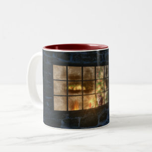 Cwm Weihnachtsbecher Zweifarbige Tasse