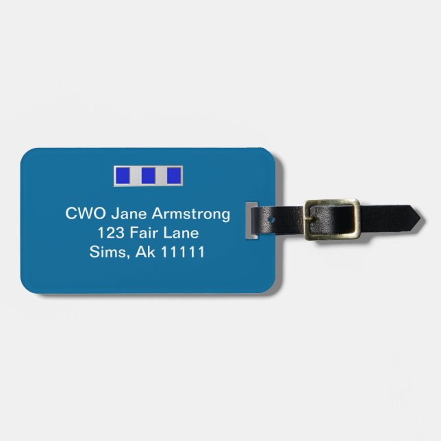 CWO-4 Gepäckanhänger (Vorderseite horizontal)