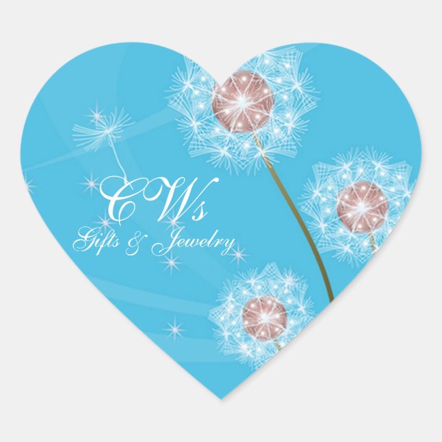 CWs Geschenke und Schmucksticker Herz-Aufkleber (Vorderseite)