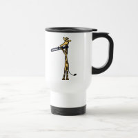 CX, Giraffe, welche die Trombone-Tasse spielt