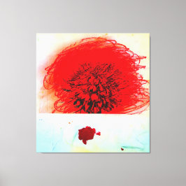 Cy Twombly art style Leinwanddruck