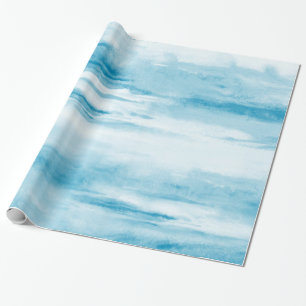 Cyan Abstrakt Geschenkpapier