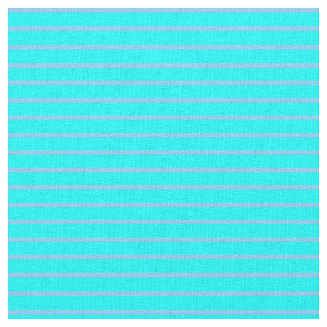 Cyan and Light Sky Blue Muster of Stripes Stoff (Nahaufnahme)
