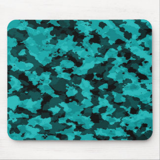 Cyan-blaue Tarnungs-Mausunterlage Mousepad