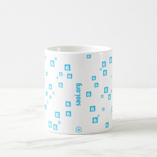 Cyan-blaue Tasse A1