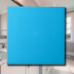 Cyan Blue Solid Color | Classic | elegant Fliese<br><div class="desc">Cyan Blue Solid Color | Classic | elegant | Trendy | Stilvoll | Geschenk</div>
