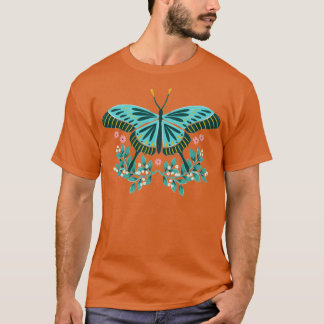 Cyan Butterfly T-Shirt