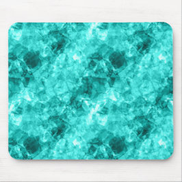 Cyan Crumpled Texture Mousepad