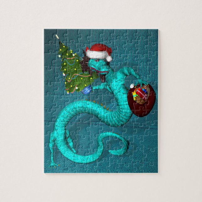 Cyan Dragon 8x10 (Vertikal)
