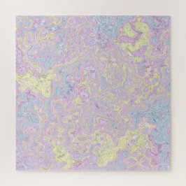 Cyan, Gelb, Magenta Swirl